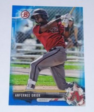2017 Bowman ** BLUE ROOKIE ** #BD99 Anfernee Grier RC #D 001/150  FIRST ONE MADE