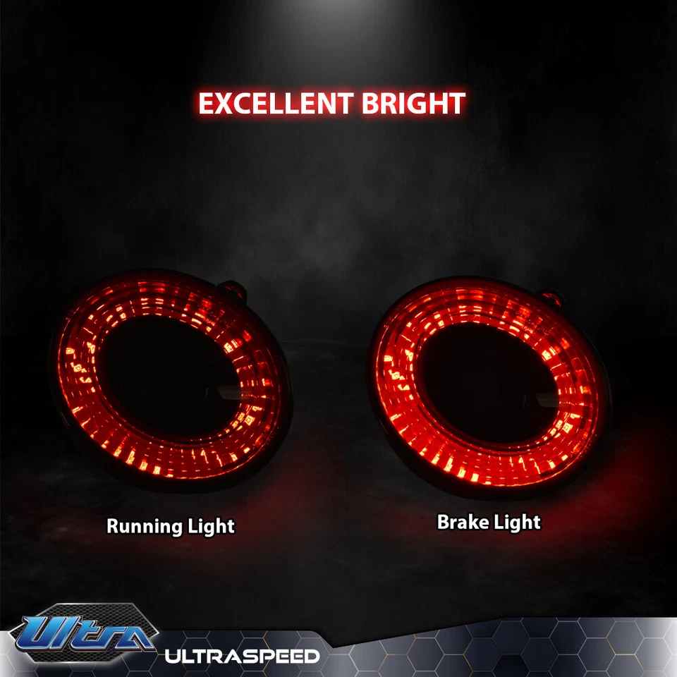 Luces traseras de lámpara de freno LED aptas para Chevrolet Corvette C6 2005-2013 cupé Foto 4 de 4