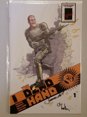 DEAD HAND #1 FORBIDDEN PLANET SIGNED VARIANT IMAGE APR 2018 NM+ (9.6 OR BETTER)