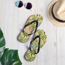 Flip-Flop floral print her gift fun summer shoes for holidays beach home