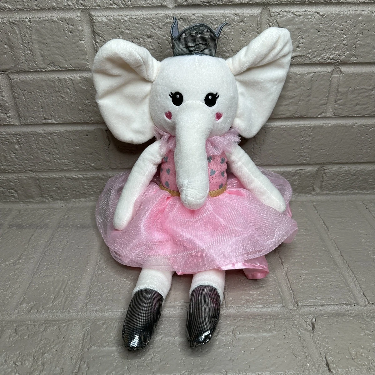 Ballerina elephant sales stuffed animal