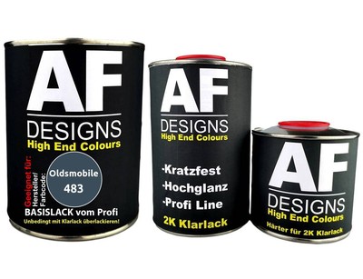 FÜR Oldsmobile 483 Sirius Metallic 2,5L Autolack Set Klarlack Härter