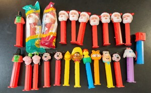 Lot-Pez-Candy-Dispensers-Santa-Mickey-Mouse-Goofy-Truck-Garfield-Witch