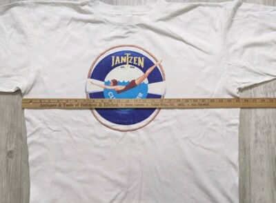 Vintage 90s Jantzen Diver One Size Clean Water Single Stitch T
