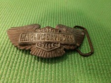 Vintage Harley Davidson Men Belt Buckle Collectible