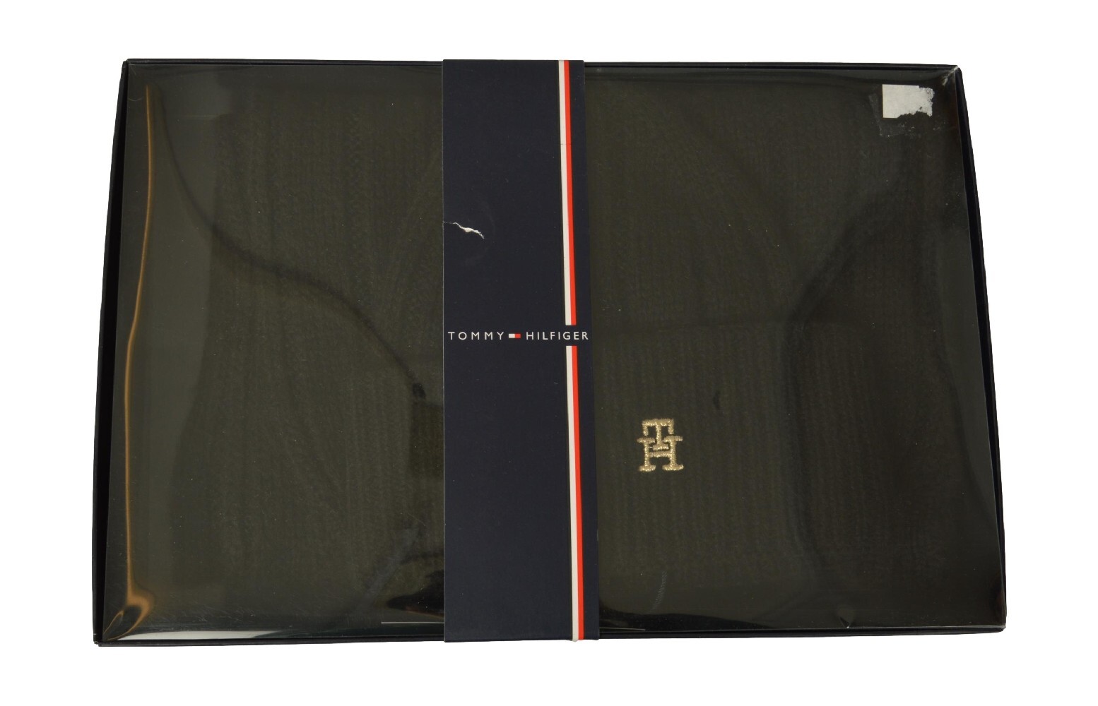 Логотип TOMMY HILFIGER Mtze mit Krempe и gesticktem Коробка для покупок Schal Wollmisc 27790₽