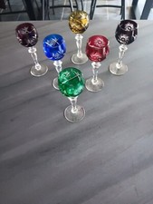 6 verres a Liqueur en cristal