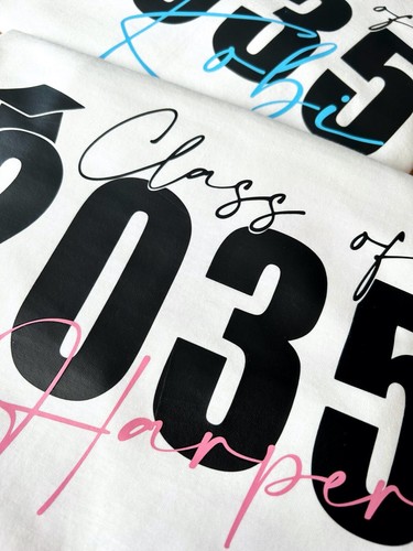 Grow with me Handprint Personalised T-Shirt. Class of School Starters Leavers - Picture 4 of 6