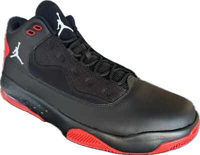 Nike Men's Air Jordan Max Aura 2 Black/Red Basketball Shoes CK6636