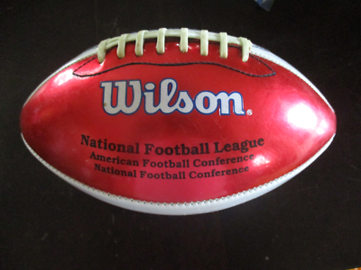 NFL Wilson チームイシュード フットボール Free Shipping! Wilson NFL Composite Leather Junior Football with
