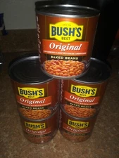 (5) Bush's Best Original Baked Beans Classic Bacon & Brown Sugar 16 Oz. Per 4/25