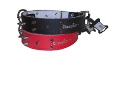 Leather Spiked Studded Dog Collar, Pet Collars & Dog Training Collars
