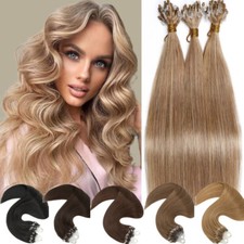 Micro Beads Ring Micro Loop 100 Remy Russian Human Hair Extensions THICK 150Gr