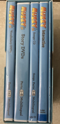 BBC Muzzy Multilingual Level 2 DVD Set + Books Children's Language Course Sealed