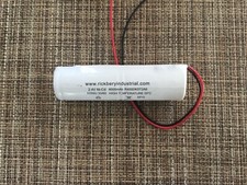 NiCd 2 Cell D type 2.4V 4Ah rechargeable emergency light Battery stick 4000mAh