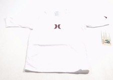 Hurley ONE ONLY White U.V. Protection Discounted Short Sleeve Boy's Rash Guard