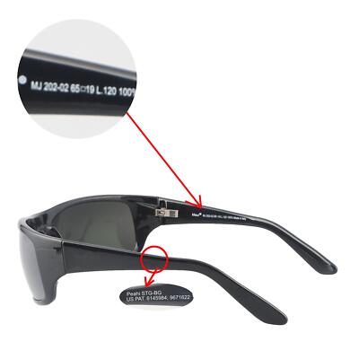 Walleva Brown Polarized Replacement Lenses For Maui Jim Peahi