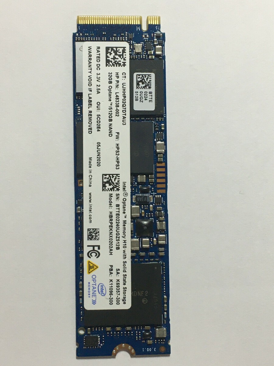 Intel Optane™ HBRPEKNX0202A 512GB SSD M.2 2280 NVMe Memory