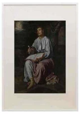 Diego Velazquez Saint John The Evangelist On The Island Of Patmos A3 A4 Framed