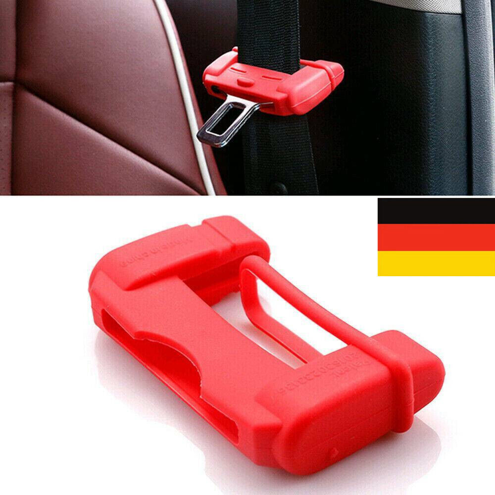 Auto Universal Gurt Schutz Hülle Schnalle Silikon Clip Sicherheitsgurt Belt  - DE
