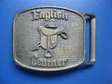 Vintage English Leather P-132 Belt Buckle