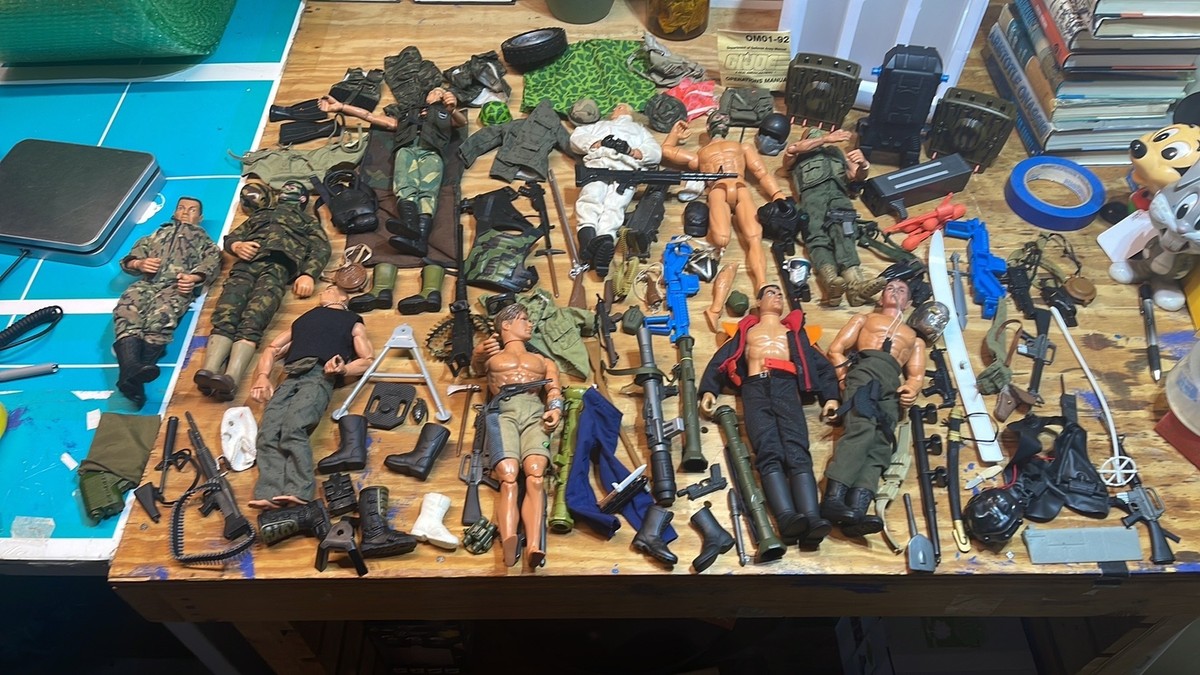 Assortment of 12” GI Joe figures and accesssories | eBay