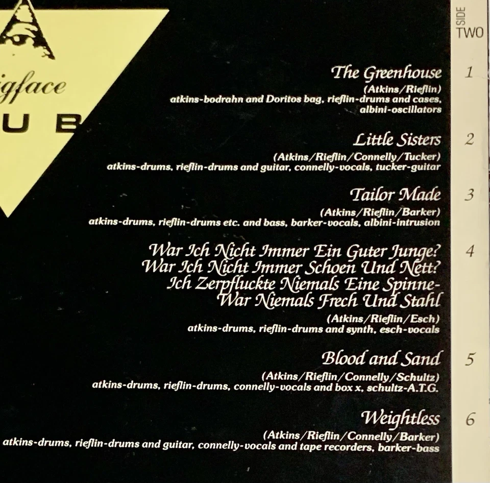 Pigface Gub 12” UK Vinyl LP W/ Trent Reznor Nine Inch Nails 1991 Anagram GRAM47 - Image 4 of 4