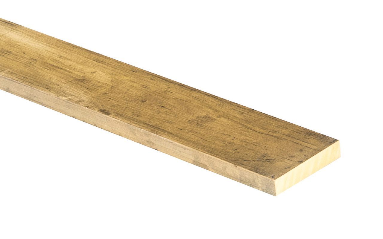 Messing Flachstange 30x8 Mm X 500 Mm - CuZn39Pb3 Für Handwerksprojekte
