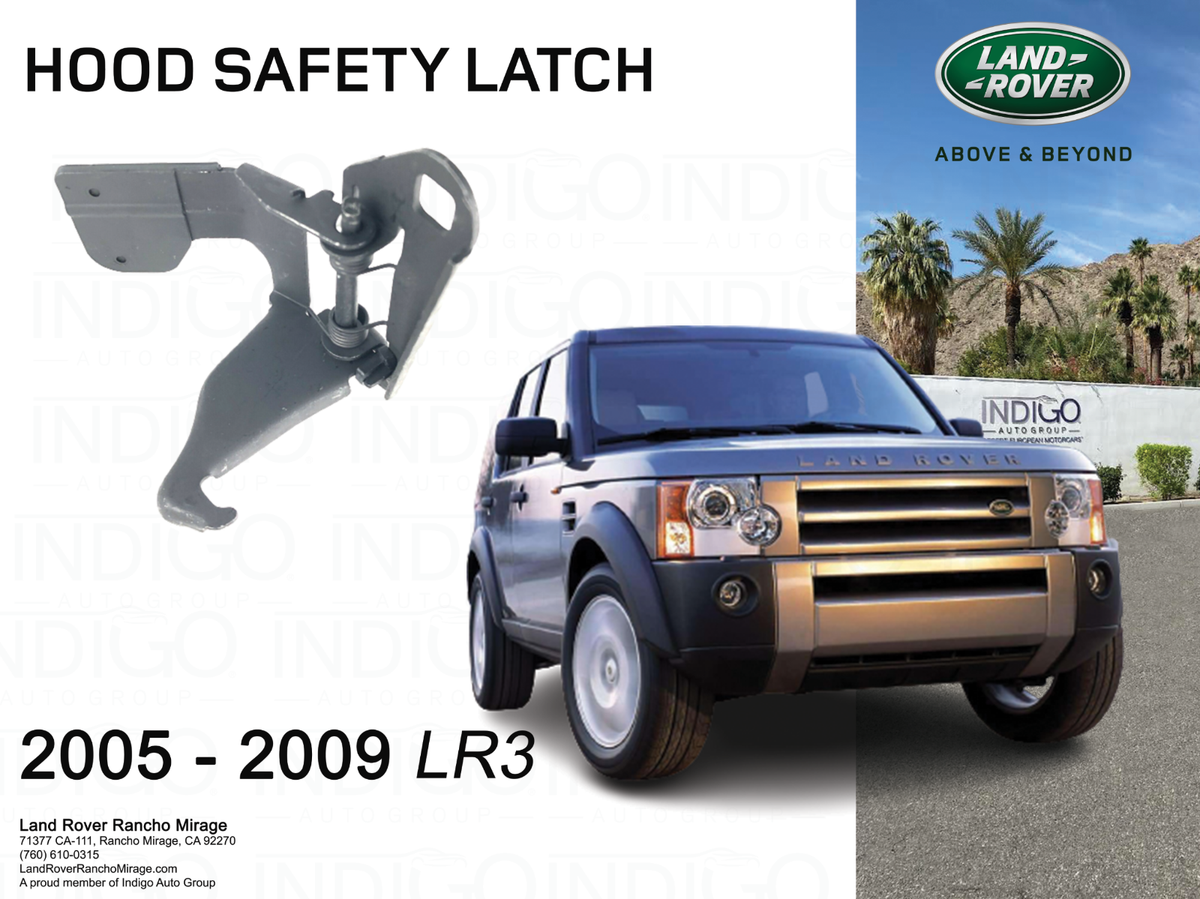 2005 - 2009 Land Rover LR3 Bonnet Hood Safety Latch Catch Handle