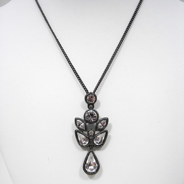 Givenchy Crystal Angel Pendant Necklace 