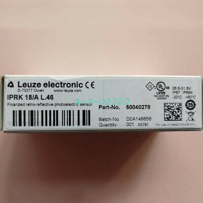 New IPRK 18/A L.46 For Leuze Sensor Fast shipping (FedEx/DHL)
