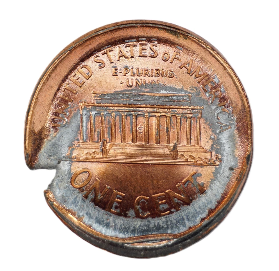 1c Massive Brockage Capped Die Cent - Rare US Mint Error Coin E97 - Image 2 of 2