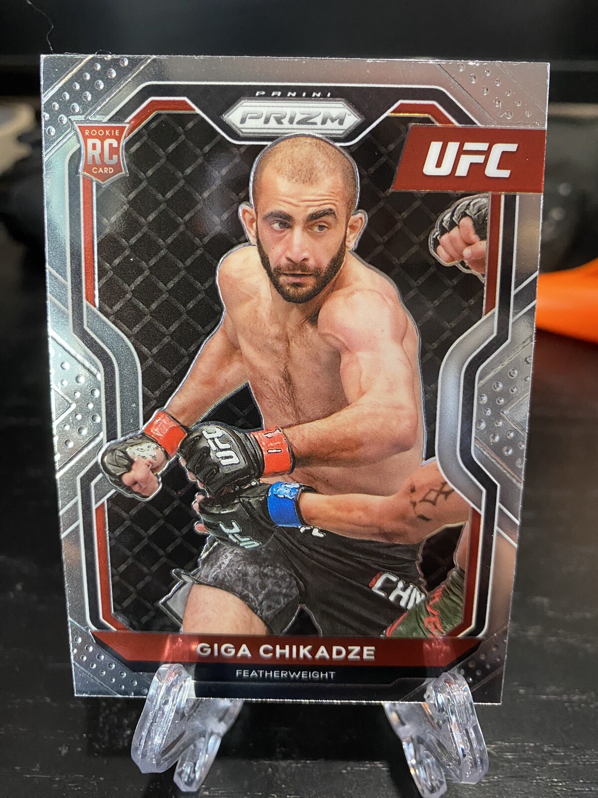 Giga Chikadze 2021 Panini Prizm UFC Card #72 (RC) ROOKIE CARD