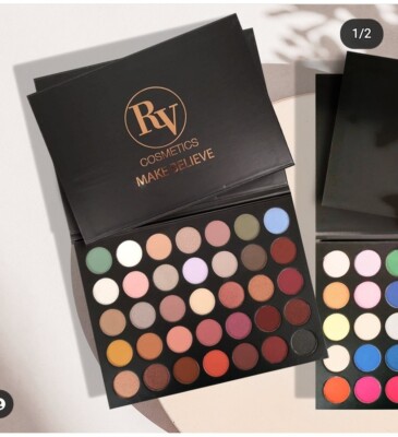 RV Cosmetics Four Season & Make Believe Makeup Palette with 35 Colors Eyeshadow
