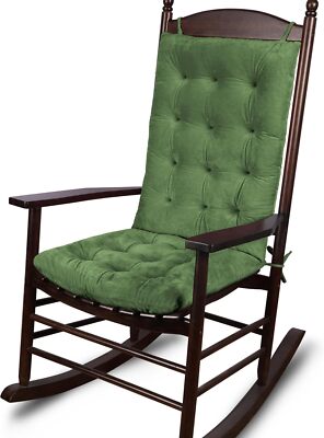 ELFJOY Rocking Chair Cushion Large Rocking Chair Pads with Ties Premium Tufte...