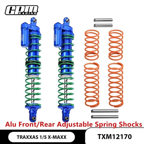 GPM Aluminum Front/Rear Shocks For TRAXXAS 1/5 X-Maxx 8S US RC Parts - 第 1/8 張圖片
