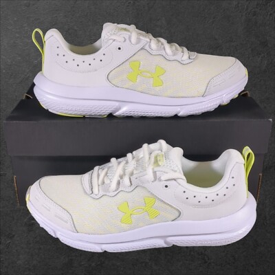 Under Armour Charged Assert 10 Women's 8 Running Shoes White 3026179-110