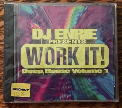 SEALED CD~ DJ ENRIE PRESENTSWORK IT DEEP HOUSE VOLUME 1~ NEW OLD STOCK