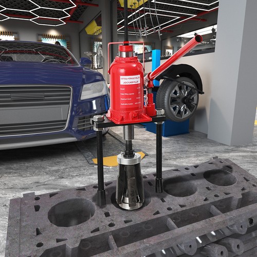 20Ton Hydraulic Cylinder Sleeve Liner Puller Tool Truck Tractor or Automotive - Bild 10 von 14