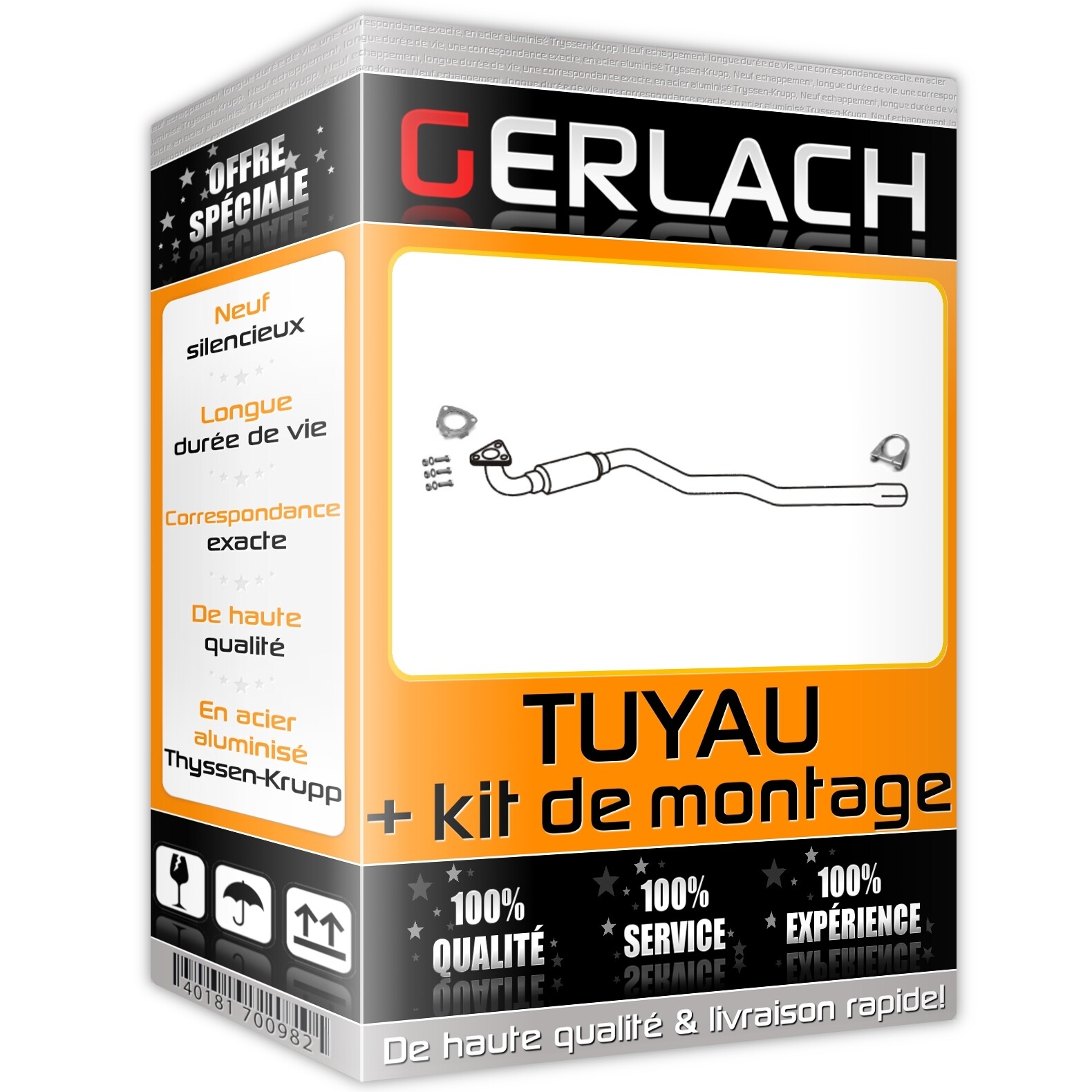 Tuyau avant echappement Opel Astra H GTC Zafira A 1.8i 16V essence F154