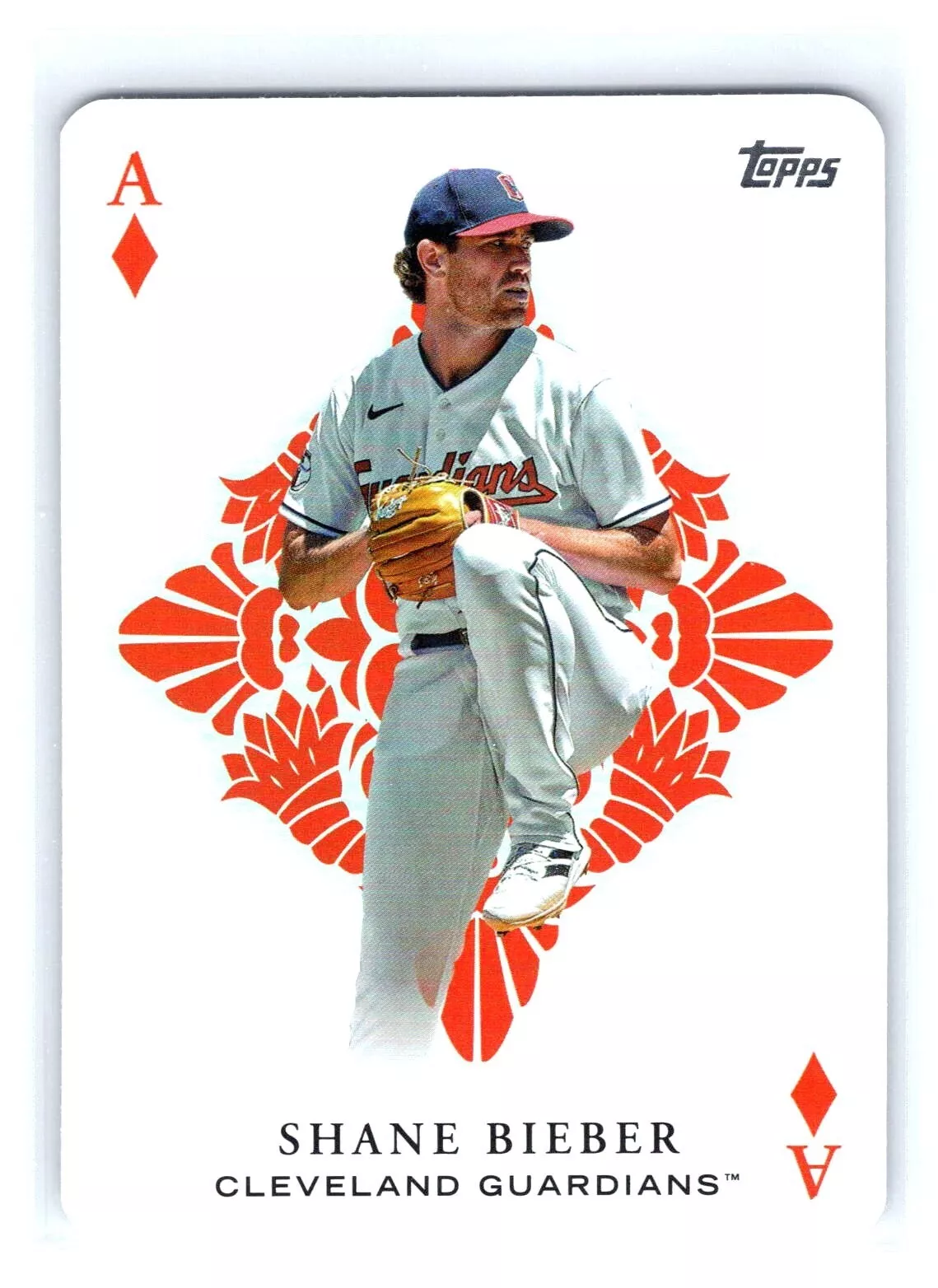 Shane Bieber trading card