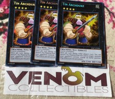 3x (M/NM) - Tin Archduke - HA07-EN060 - Secret Rare - 1st Edition YuGiOh