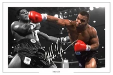 IRON MIKE TYSON BOXING SIGNED AUTOGRAPH PHOTO PRINT