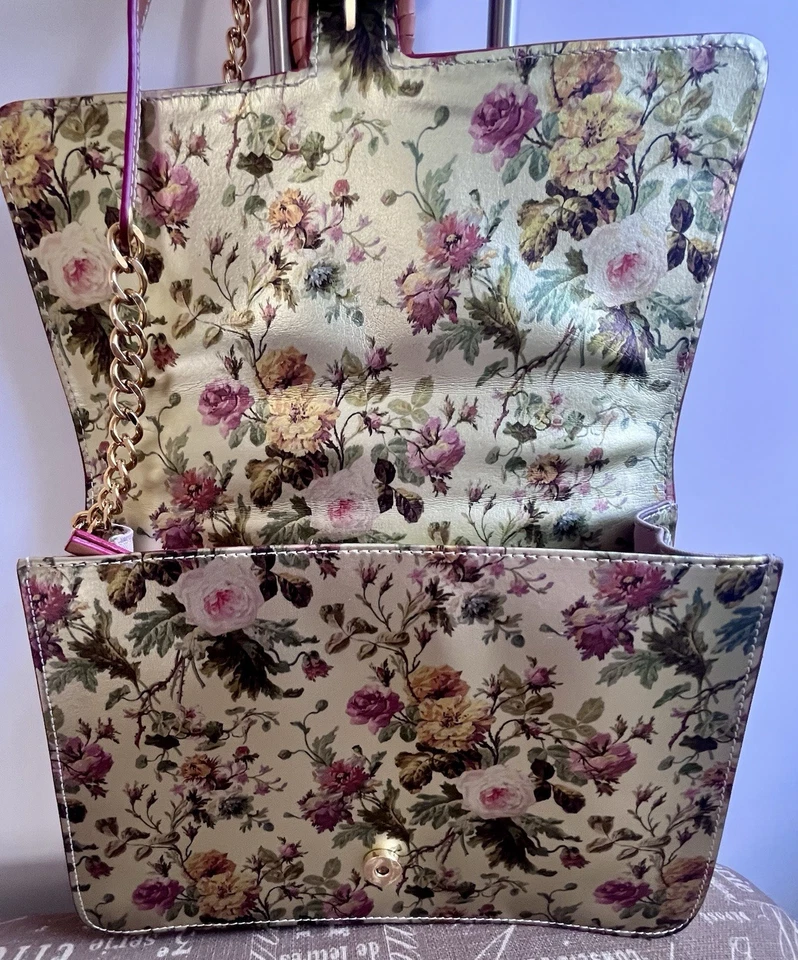 Bolso de mano de lujo de cuero italiano Cavalcanti. Excelente Estado Hecho en Italia Foto 3 de 4