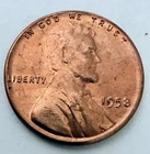 1958-P Lincoln Wheat Cent Brilliant Uncirculated  #2256