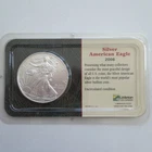 2008 Silver American Eagle Dollar Littleton - Rim Toning!