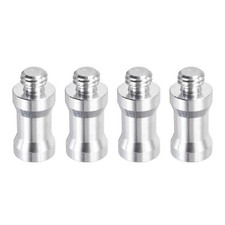 4PCS 1/4" Female to 3/8" Male 0.58 x 0.98Inch Light Stand Aluminum Alloy Screw
