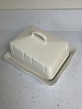 Vintage Cheese Butter Dish with Lid