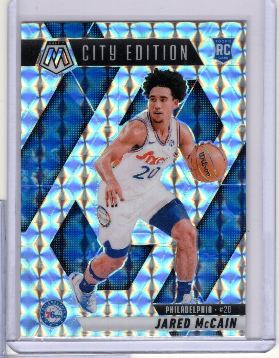 2024-25 Panini Mosaic - City Edition Jared McCain #277 Mosaic Prizm (RC)