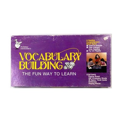 Learning Well Gam Board Game  Vocabulary Building (1982 Red Level  Box Fair/VG+